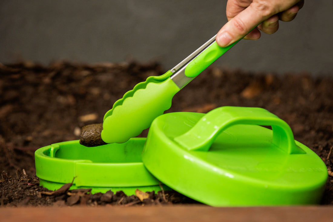 EnsoPet pet waste composter for composting dog poo in the garden